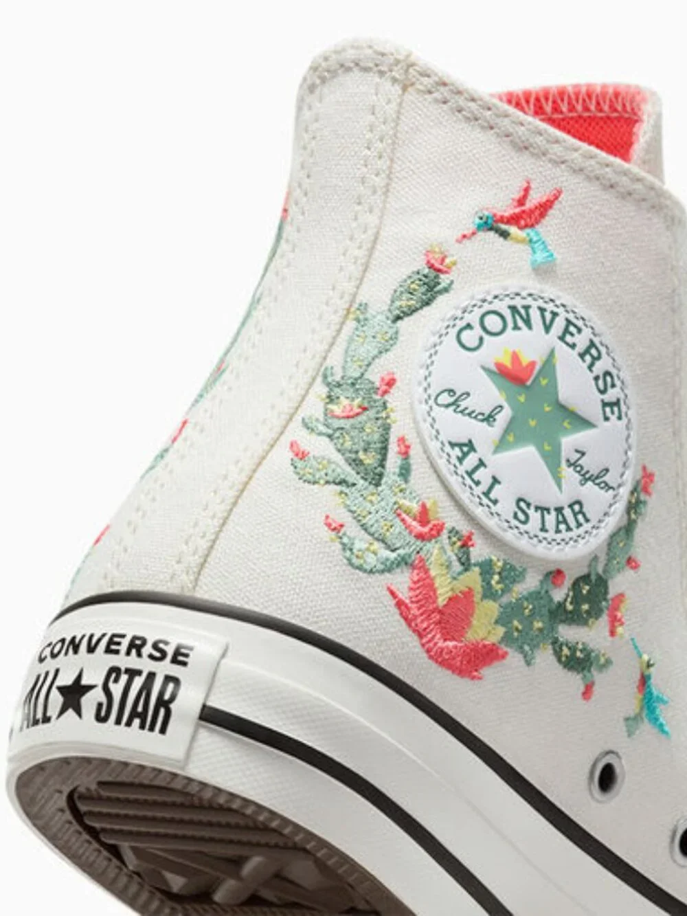 Chuck Taylor All Star Succulent Embroidery Youth size 2 Converse